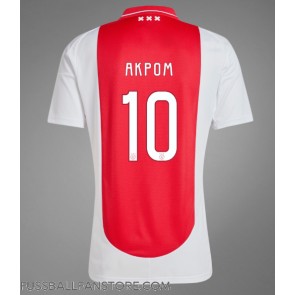 Ajax Chuba Akpom #10 Replik Heimtrikot 2024-25 Kurzarm